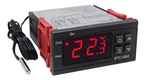 Termómetro / Termostato Digital 220v - Frio O Calor Stc-1000