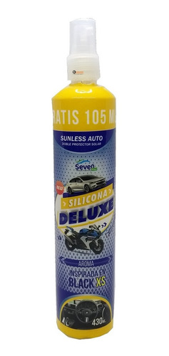 1 Silicona En Spray Deluxe Inspirada Black Xs X 430ml Carro 