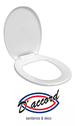 Tapa Asiento Inodoro Daccord Oval Universal Blanco