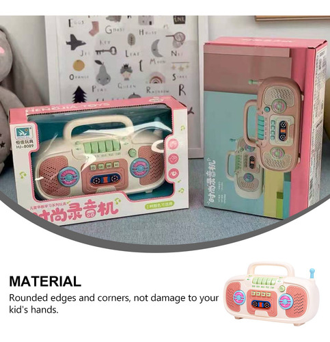 Grabadora Retro Moderna Para Niños, Divertida, Para Educació