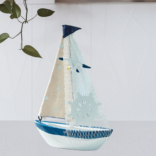 Miniatura De Barco De Vela, Mini Modelo De Barco De Vela,
