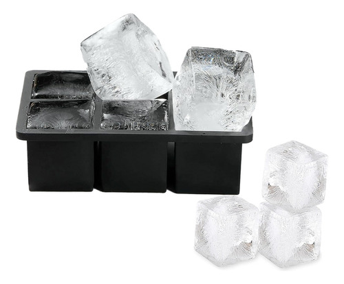 Cubetera Silicona Hielo Cuadrado Grande Apto Horno D+m Bazar