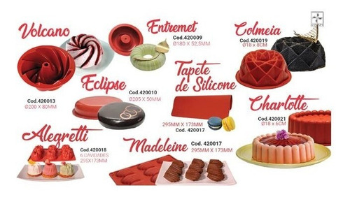 Forma Silicone Minifinanciers -335x270 Mm -42 Cavid.30x15 Mm