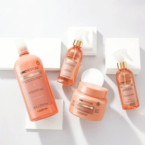 London - Cmc Restore Shampoo + Protetor Térmico + Mascara