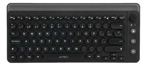 Teclado Multidispositivo Uny Comp Ti685 / 2.4ghz + 3 Modos Color del teclado Negro Idioma Español Latinoamérica