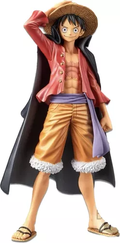 One Piece Acessórios Rosto Luffy boneca (roupa escura) Grande