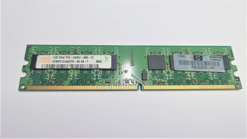 Memoria Ddr2 1gb Hynix Dimm 800mhz 6400u Hymp512u64cp8