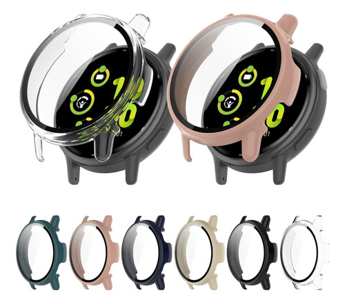 Estojo De Relógio Preto Integrado Para Garmin Vivoactive 5/a