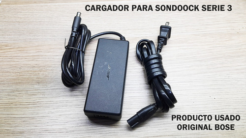 Cargador Original Bose Para Equipo Soundoock Serie 3 (Usado)
