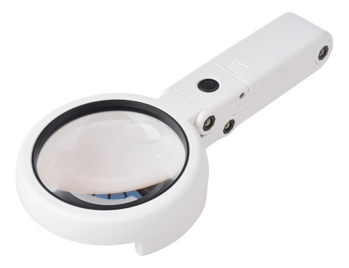 Y 5x/10x Lupa De Escritorio De Mano Con Luz Led Kkmoon
