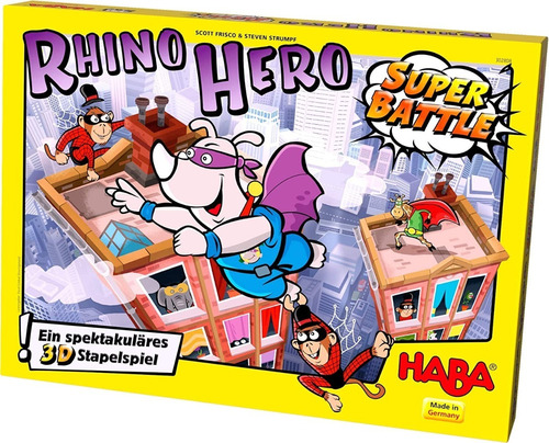 Juego De Mesa Rhino Hero Super Battle Original Nuevo Sellado