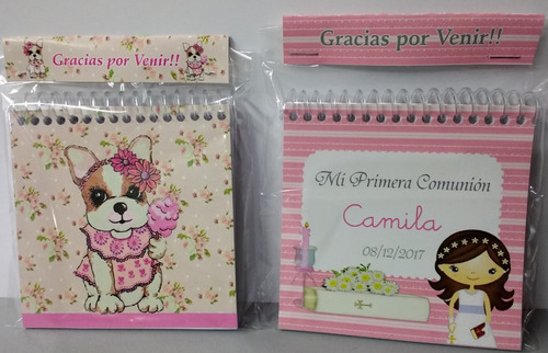 Anotador Personalizado C/ Anillado P/souvenirs X 30 Unidades