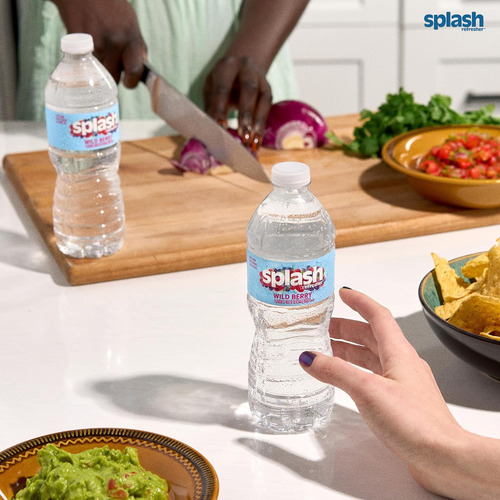 Splash Refresher, Bebida De Agua Con Sabor A Bayas Silvestre