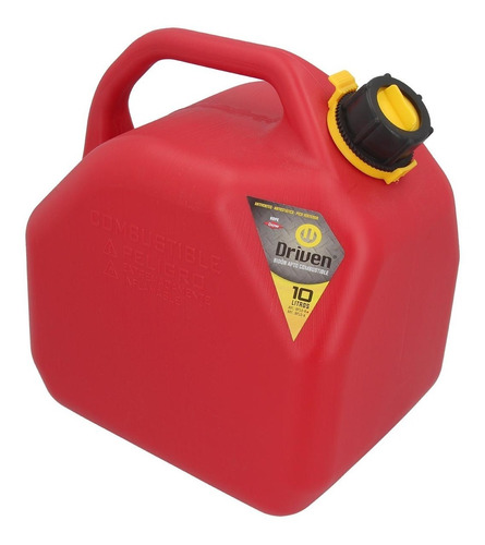 Bidon Combustible 10 Litros Rojo Surtidor Anti Venteo