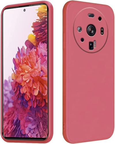 Funda Xiaomi 12s Ultra De Silicona Liquida - Pink