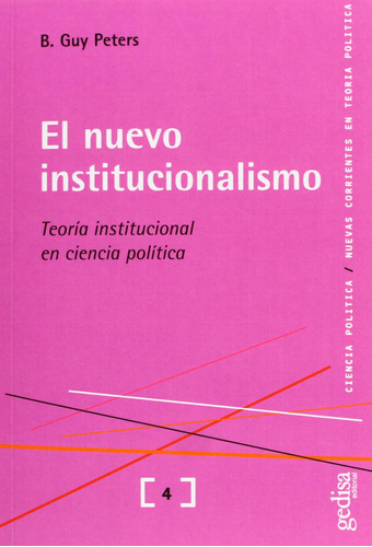 Libro: El Nuevo Institucionalismo: Teoría Institucional C