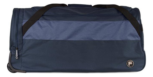 Bolso De Viaje Con Ruedas Kross L 131 Lts Azul + Candado F