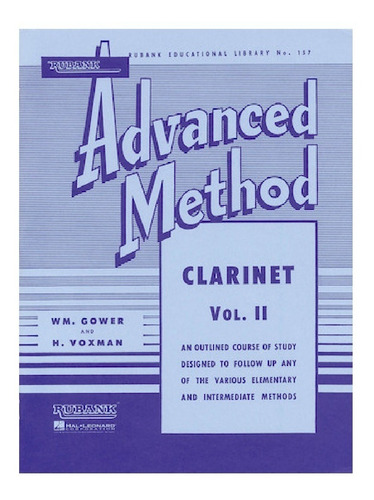 Rubank Advanced Method, Clarinet Vol.ii.