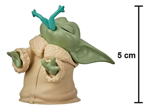 Kit 5 Bonecos Baby Yoda Bebê Grogu Star Wars Mandalorian