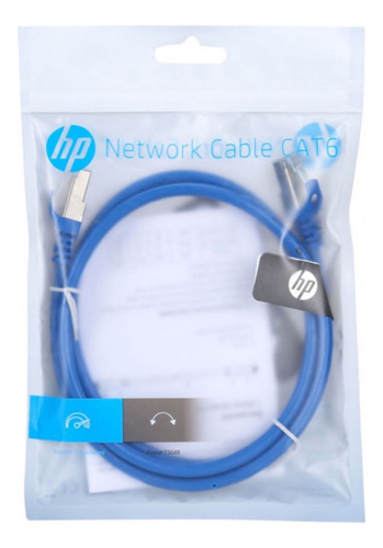 Hp Cable Utp Cat6, 3 Metros - Blue /09-dhc-cat6-utp-3m