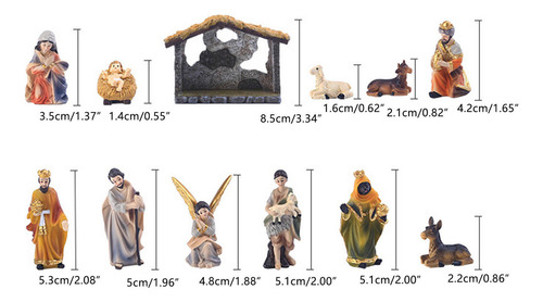 Adornos For Grupos De Pesebre Navideño, Navidad Religiosa