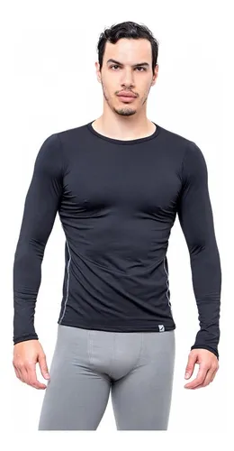 Camiseta Termica Hombre Manga Larga Microfibra 11945