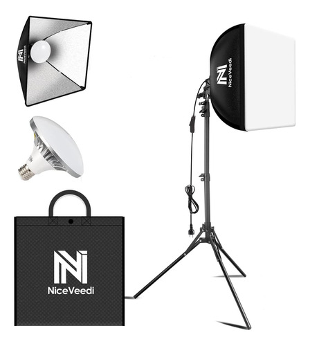 Niceveedi - Kit De Iluminación De Caja De Luz Para Fotografí