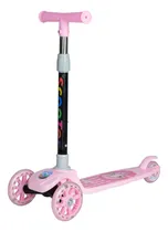Comprar Scooter Patín De Diablo Plegable Niños Patin Del Diablo Led Rosa Scooter