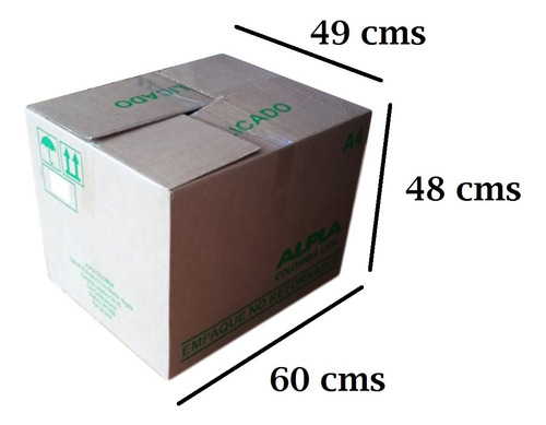 Paquete Cajas De Cartón Grandes 61 X 54 X 40 Calibre 930x3u