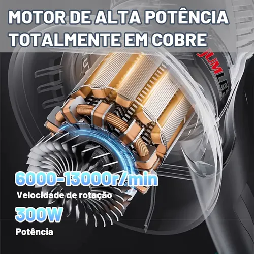 Lixadeira Elétrica Roto Orbital Profissional 125mm 60hz 300w