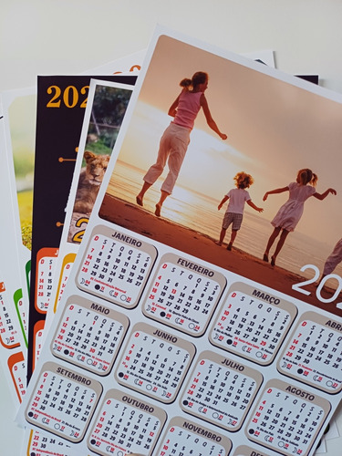 50 Calendarios De Parede Personalizado