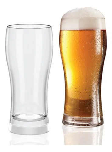 Set X6 Vasos Cerveceros Hops En Vidrio De 570ml Citinova Color Transparente