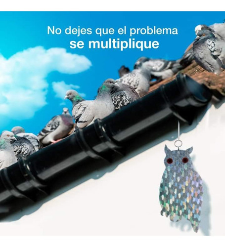 Imagen 5 de 10 de Espanta Aves Modelo Búho Envíos A Lima Y Provincia