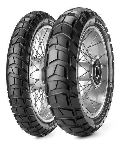 Par Pneus De Moto 120/70-19 + 170/60-17 Karoo 3 Metzeler