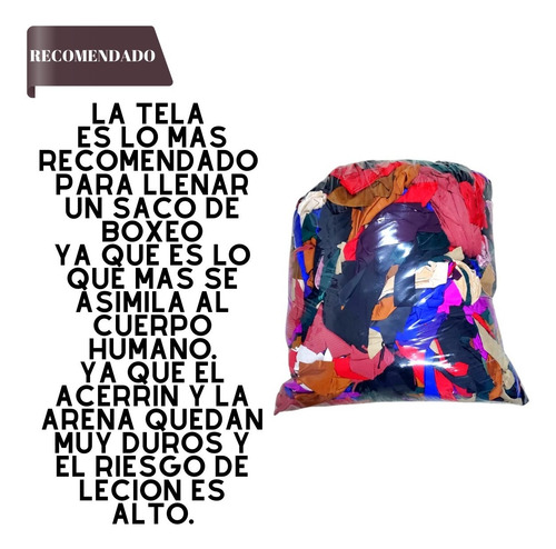 Relleno Para Saco Costal De Boxeo 15kg Karate Kickboxing Box
