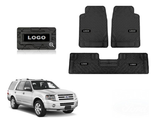Tapetes 3pz Big Truck Logo Ford Expedition 2007 A 2016