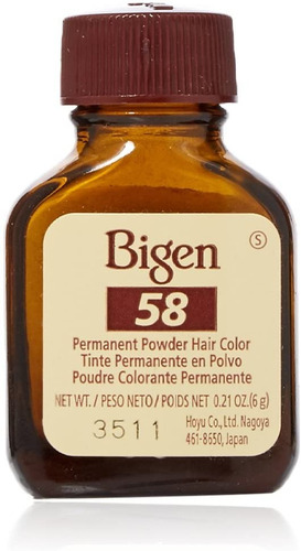 Bigen Tinte Barba Bigote Semi Permanente Negro Natural 58
