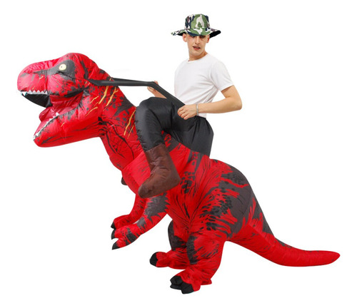 Disfraz Inflable De Dinosaurio, Traje T-rex Para Hombre Adul
