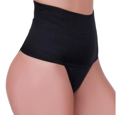 Tanga Modeladora Plus Size Cos Alto Compressão Microfibra