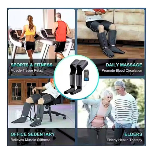 Bota Masajeador De Piernas Presoterapia, De Aire Recargable