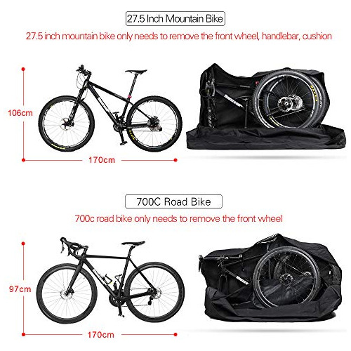 Folding Bike Carry Bag 20 Thick/26 Thin/26 Thick Bicy...