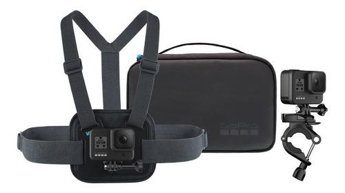 Imagen 1 de 6 de Kit De Acción Gopro Aktac-001 Pechera Pecho + Soporte