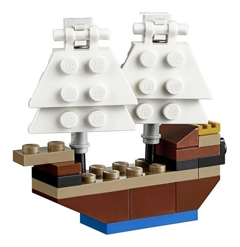 Imagem 8 de 9 de Blocos De Montar Lego Classic 11009 441 Peças Em Caixa