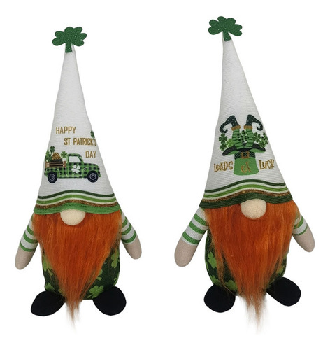 K Decoración Verde Sin Rostro Con Gnomos De San Patricio