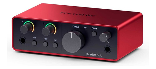 Focusrite Scarlett Solo 4th Gen Interfaz De Audio