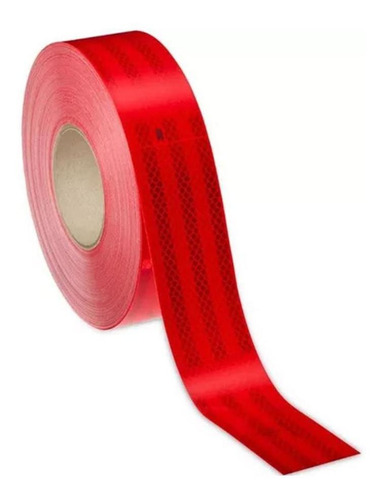 Cinta Reflectiva 3m Perimetral Rojo 5cm X 45.7 Metros G P