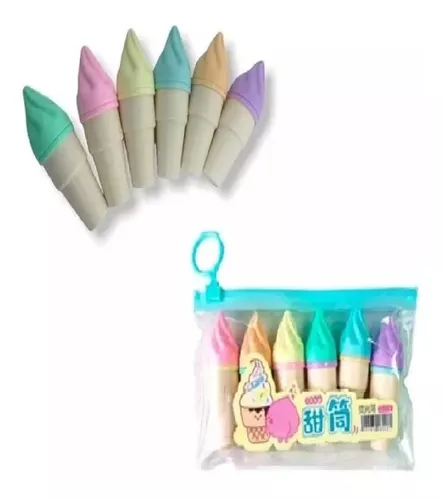 MINI ROTULADORES PERMANENTES 6 PCS COLORES BASIC