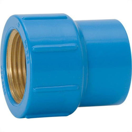 Luva Azul Amanco Liso/rosca 25mm X 3/4'' 11752./ Kit Com 24