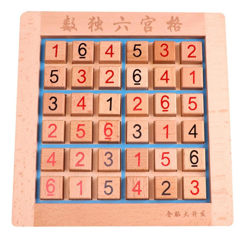 Juego De Mesa Sudoku De 6 Rejillas  Juguete De Matemáticas