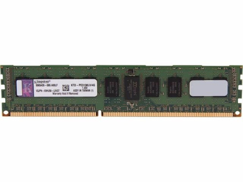 Kingston 4gb 1333mhz Ddr3 Ecc Reg Servidor Ktd-pe3138lv/4g